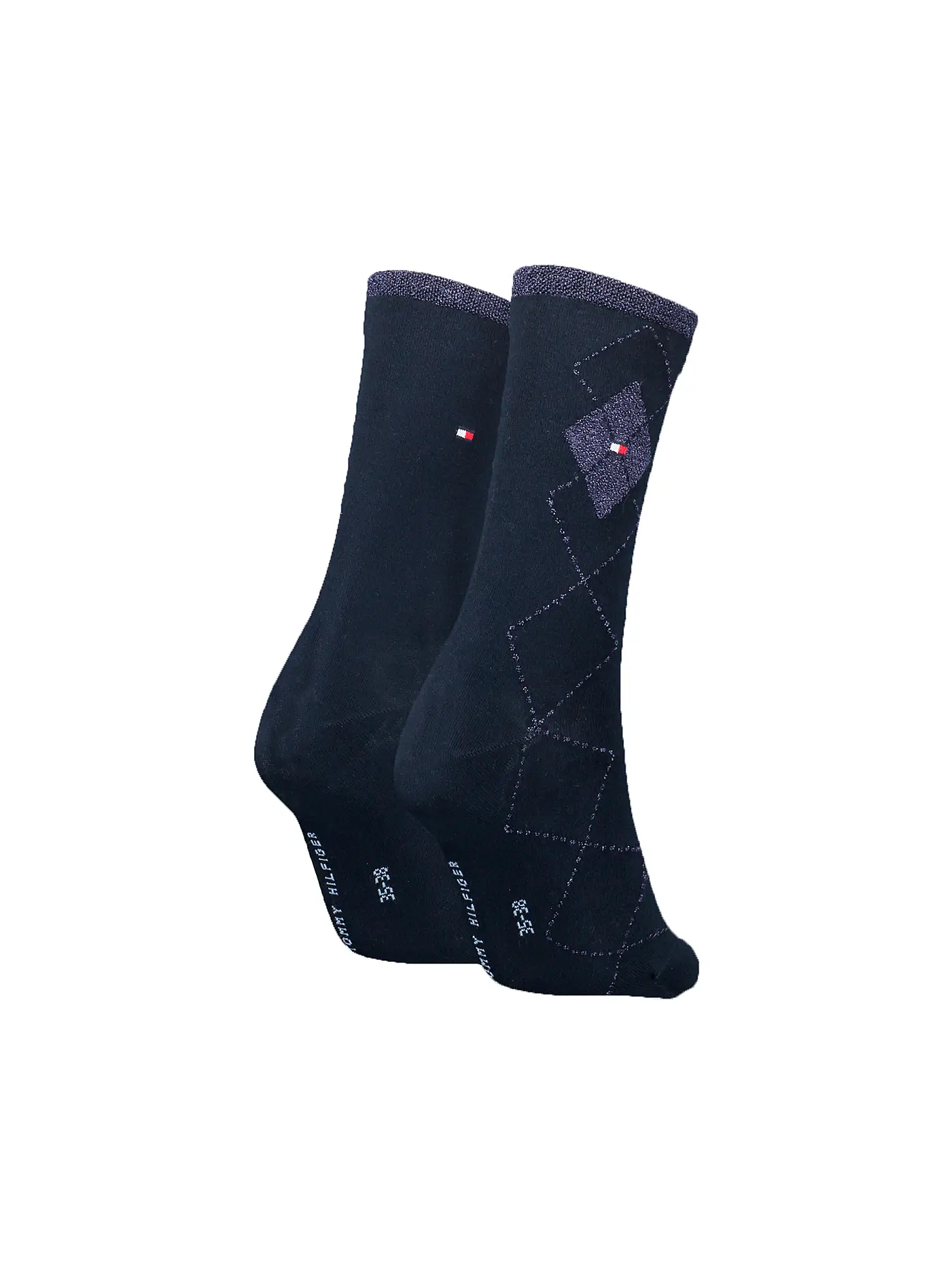TOMMY HILFIGER | Socken 2-er Pkg. sand | dunkelblau